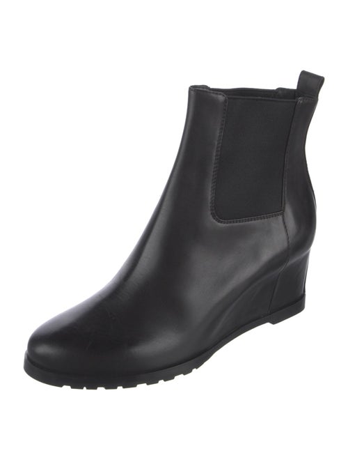 Max Mara Leather Chelsea Boots