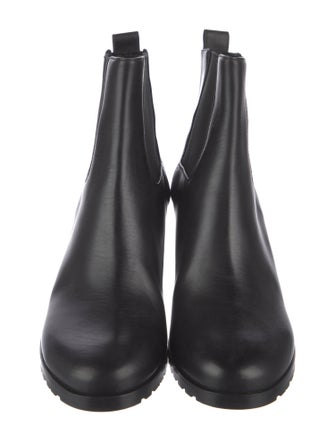 Max Mara Leather Chelsea Boots