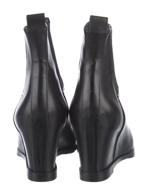 Max Mara Leather Chelsea Boots