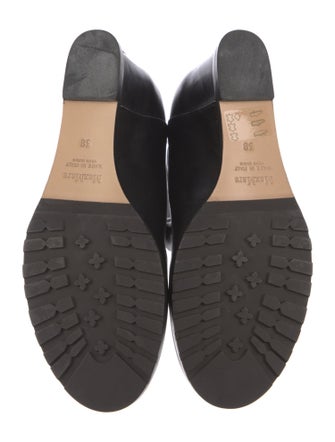Max Mara Leather Chelsea Boots