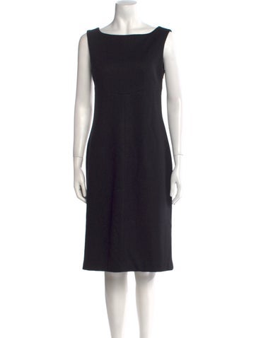 Max Mara Dresses Virgin Wool Midi Length Dress M