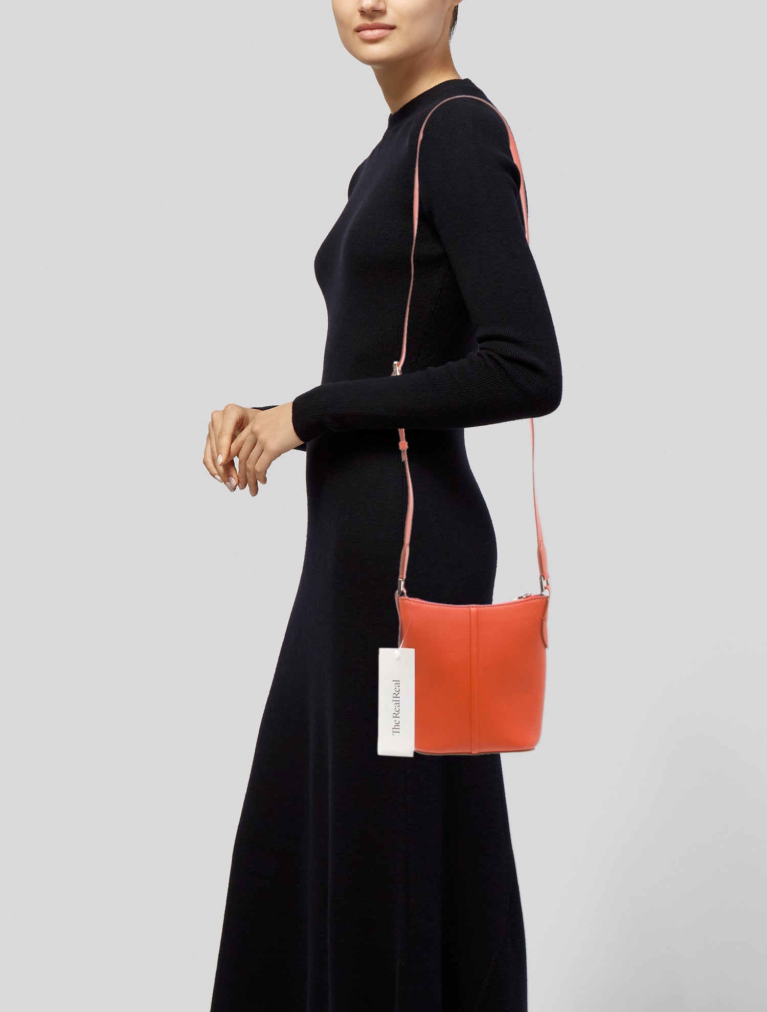 Max Mara Leather Messenger Bag