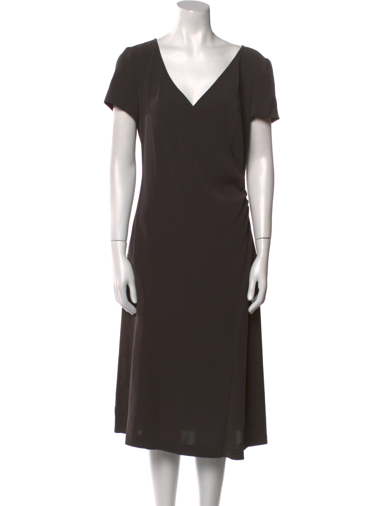 Max Mara V-Neck Midi Length Dress