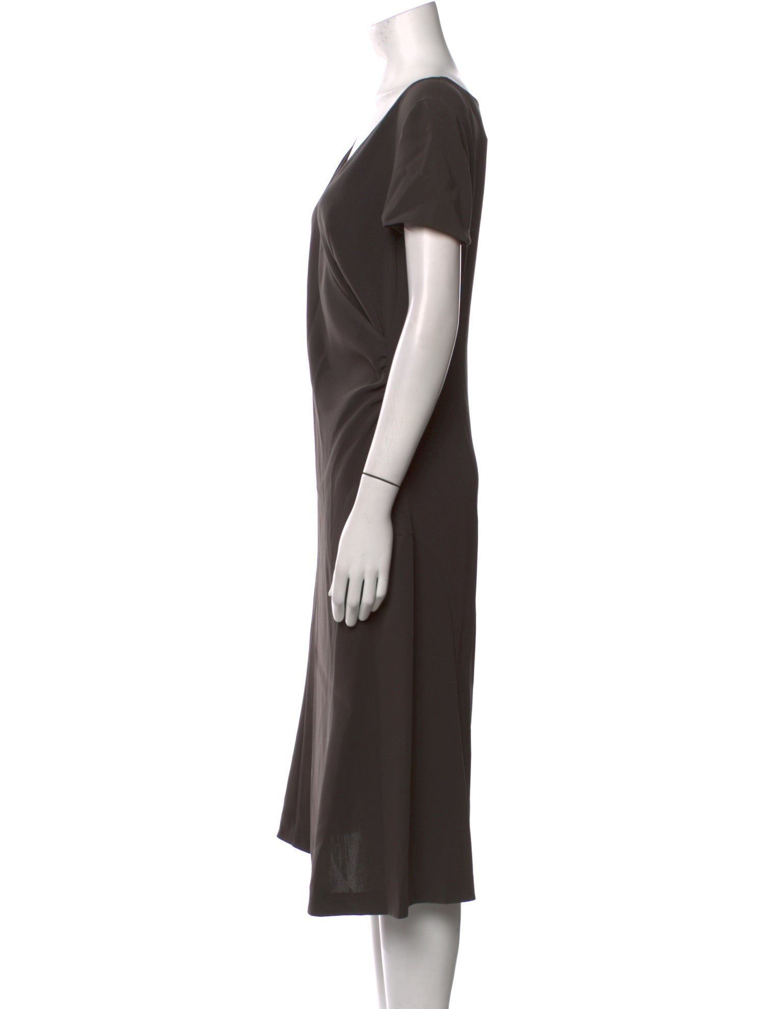 Max Mara V-Neck Midi Length Dress