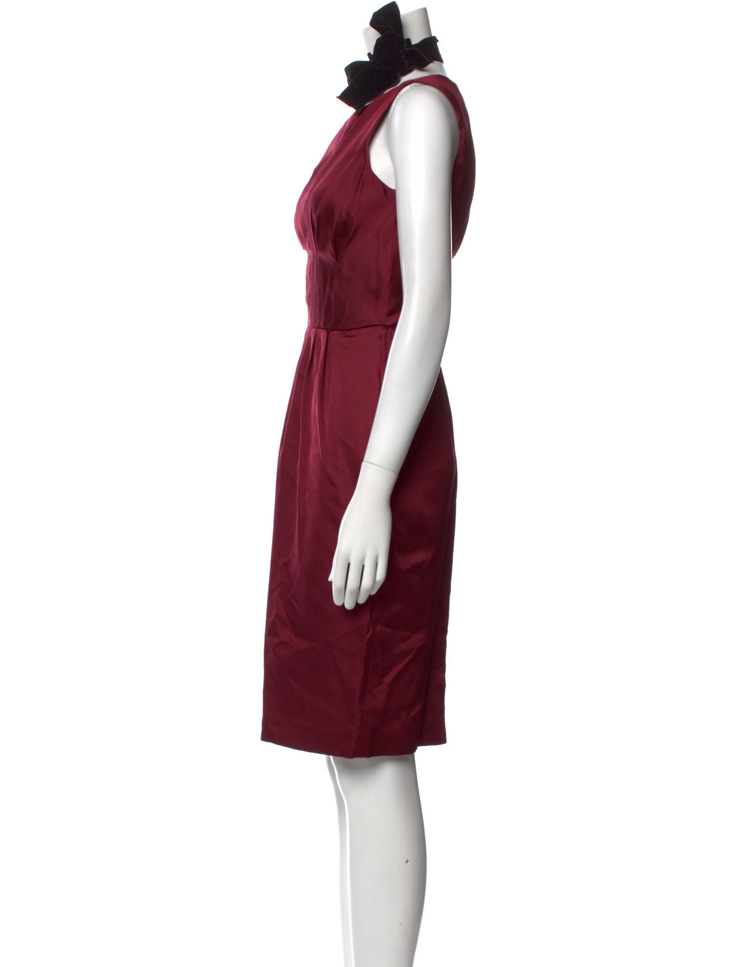 Max Mara Silk Knee-Length Dress