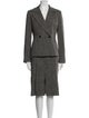 Max Mara Virgin Wool Tweed Pattern Skirt Set