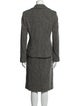 Max Mara Virgin Wool Tweed Pattern Skirt Set