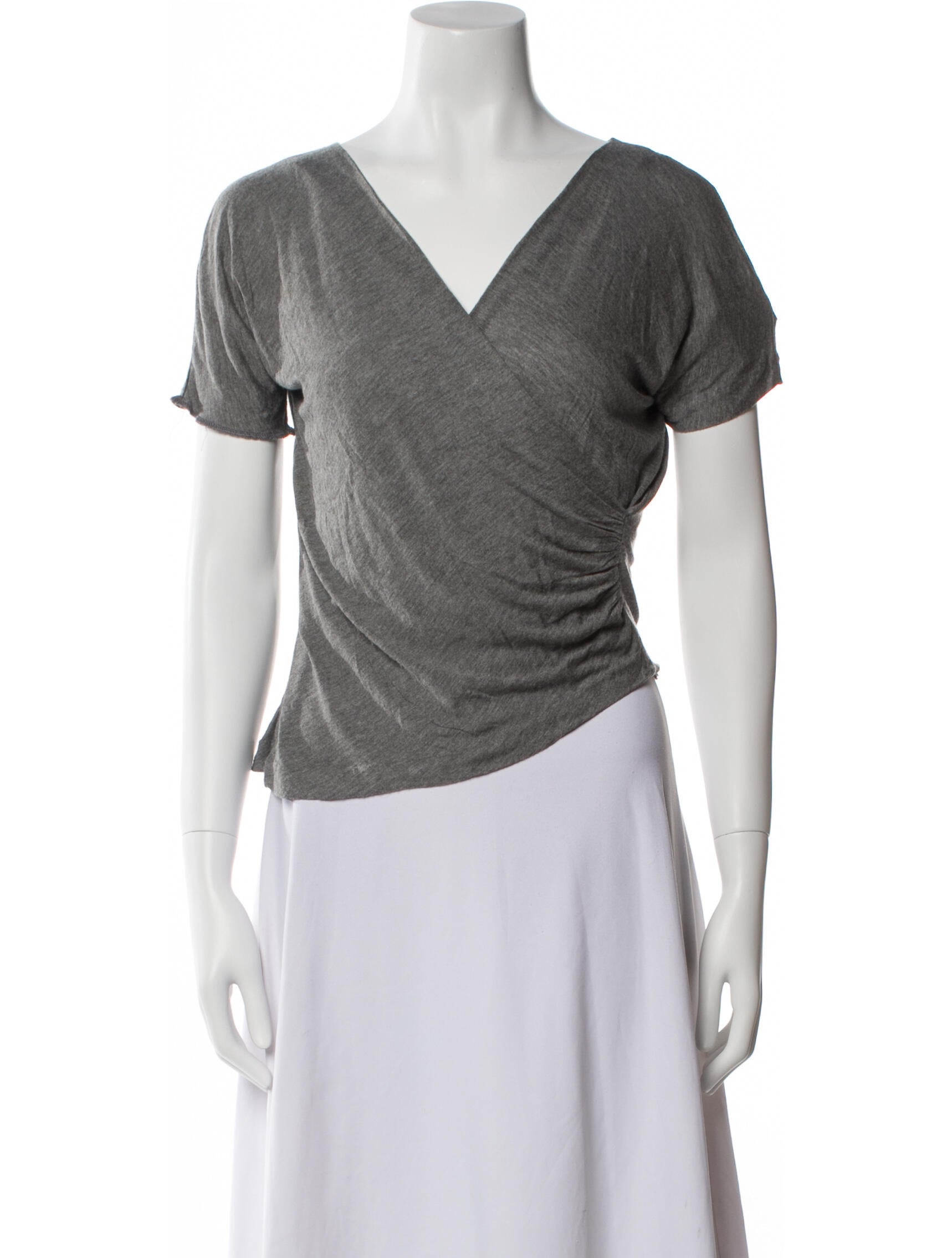 Max Mara V-Neck Short Sleeve T-Shirt