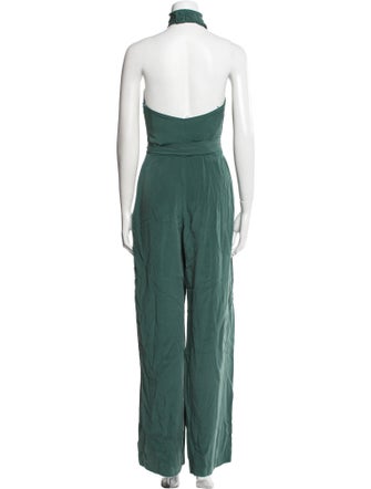 Max Mara Silk Strapless Jumpsuit