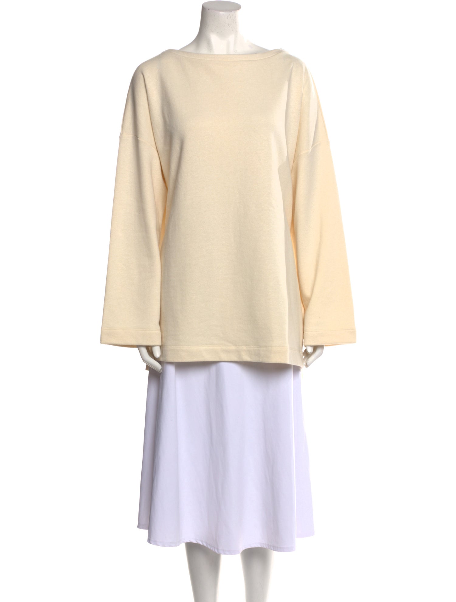 Max Mara Bateau Neckline Long Sleeve Tunic