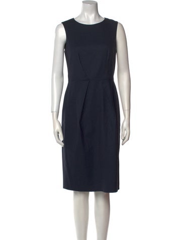 Max Mara Dresses Virgin Wool Knee-Length Dress US 8 | M