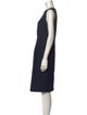 Max Mara Virgin Wool Knee-Length Dress