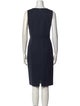Max Mara Virgin Wool Knee-Length Dress