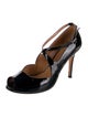 Max Mara Patent Leather T-Strap Pumps