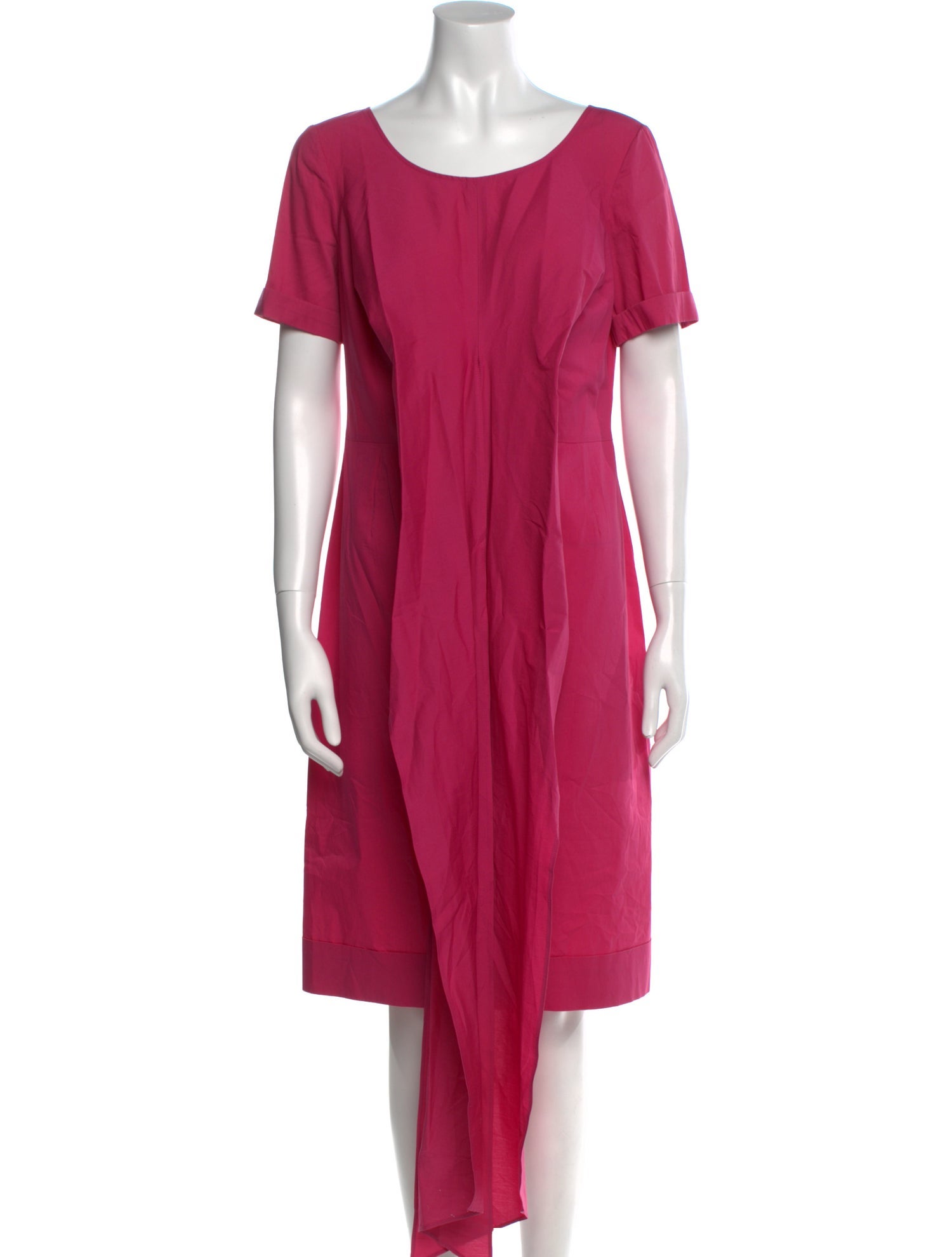 Max Mara Scoop Neck Knee-Length Dress