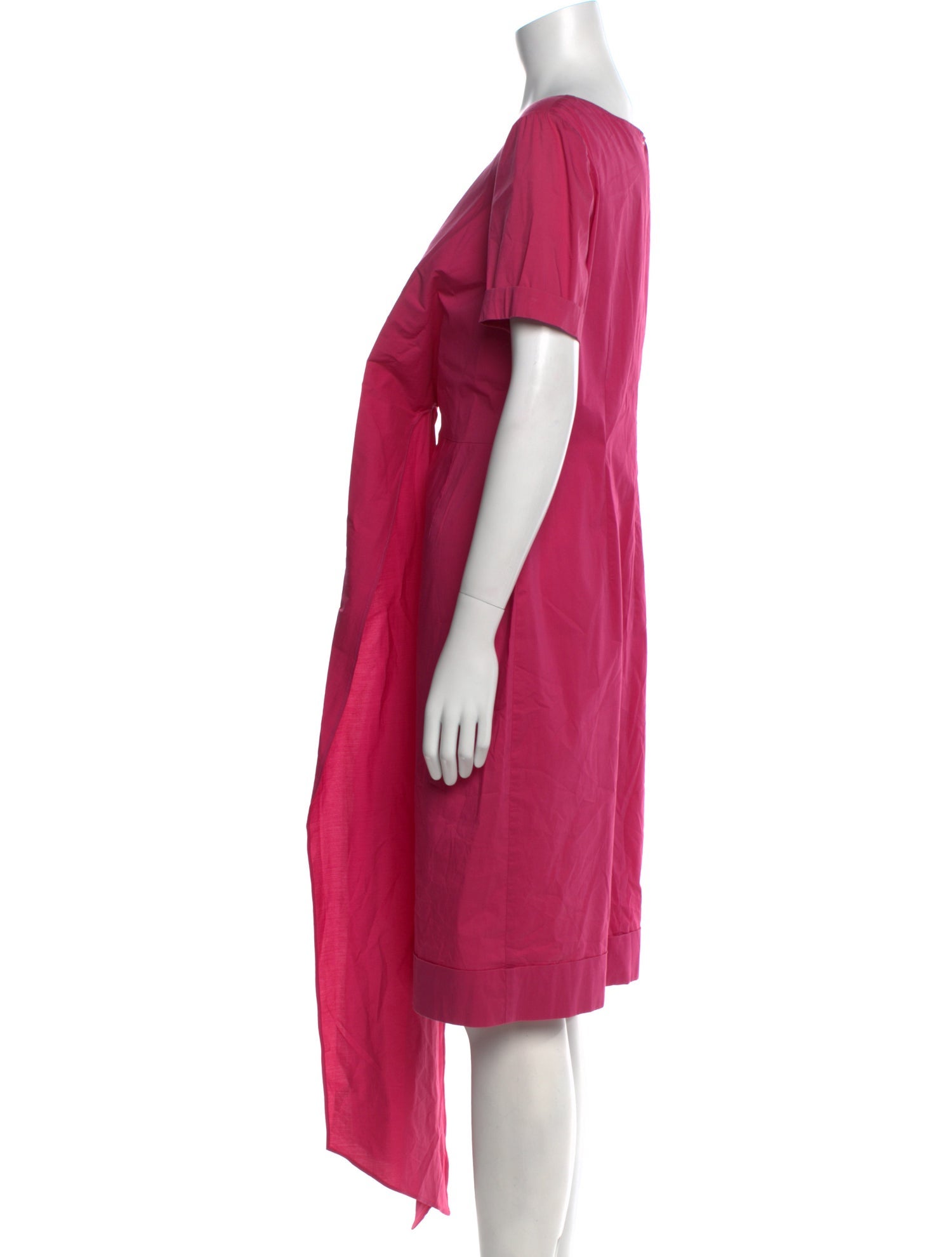 Max Mara Scoop Neck Knee-Length Dress