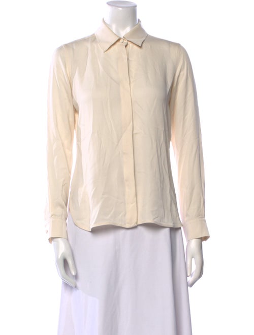 Max Mara Long Sleeve Button-Up Top