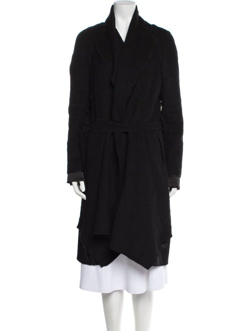 Max Mara Wool Faux Fur Coat