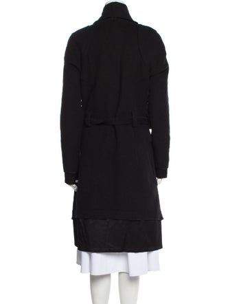 Max Mara Wool Faux Fur Coat