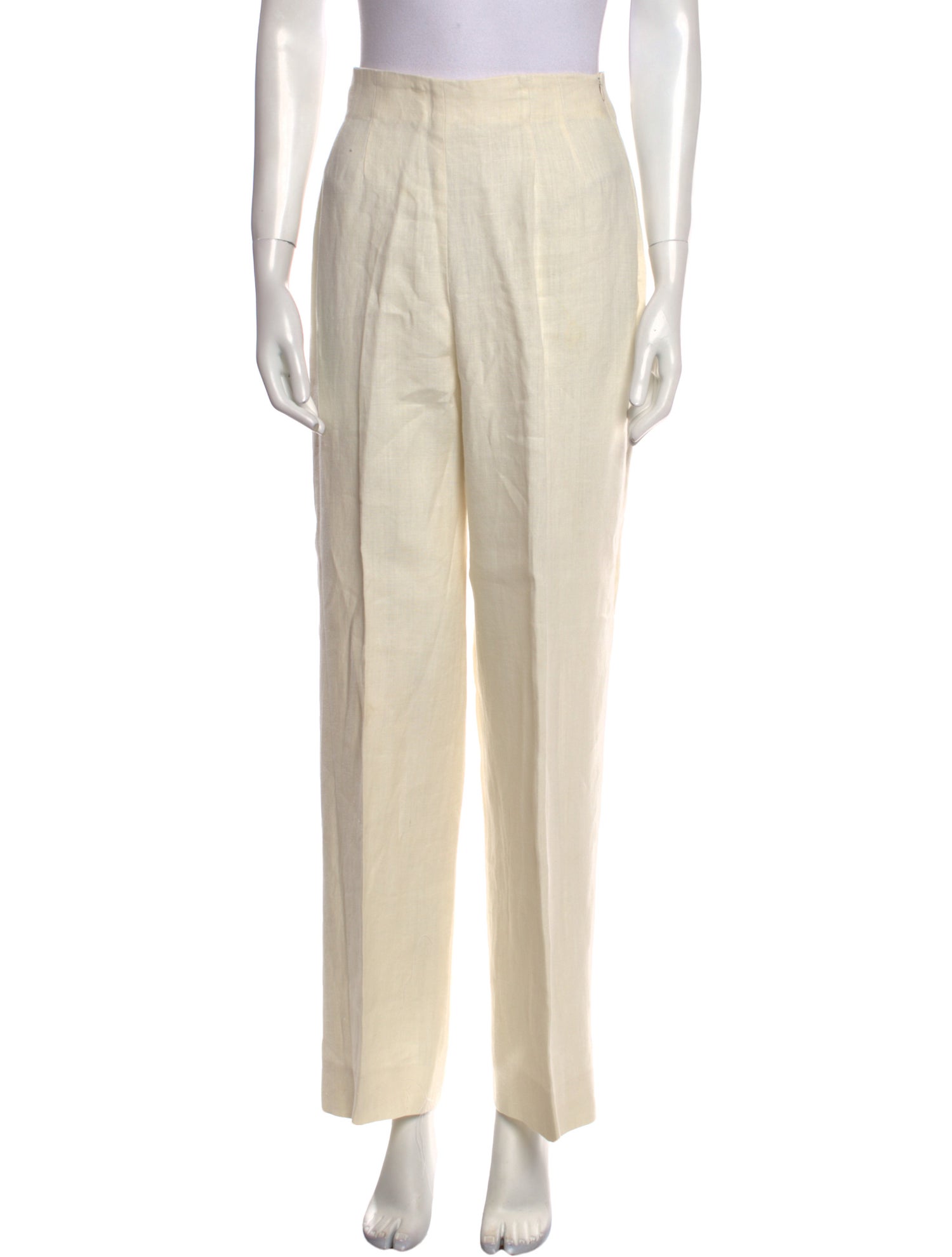 Max Mara Linen Wide Leg Pants