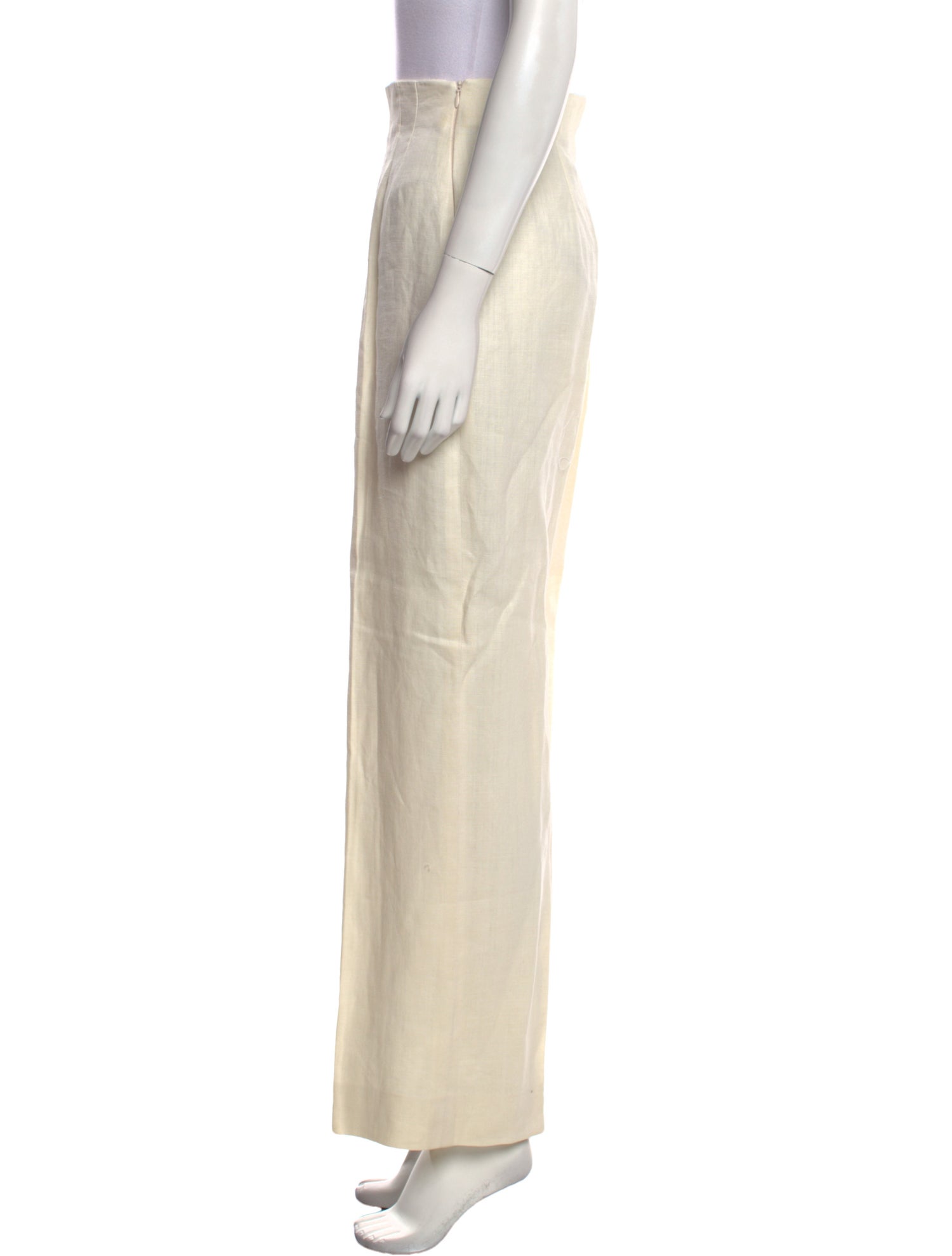 Max Mara Linen Wide Leg Pants