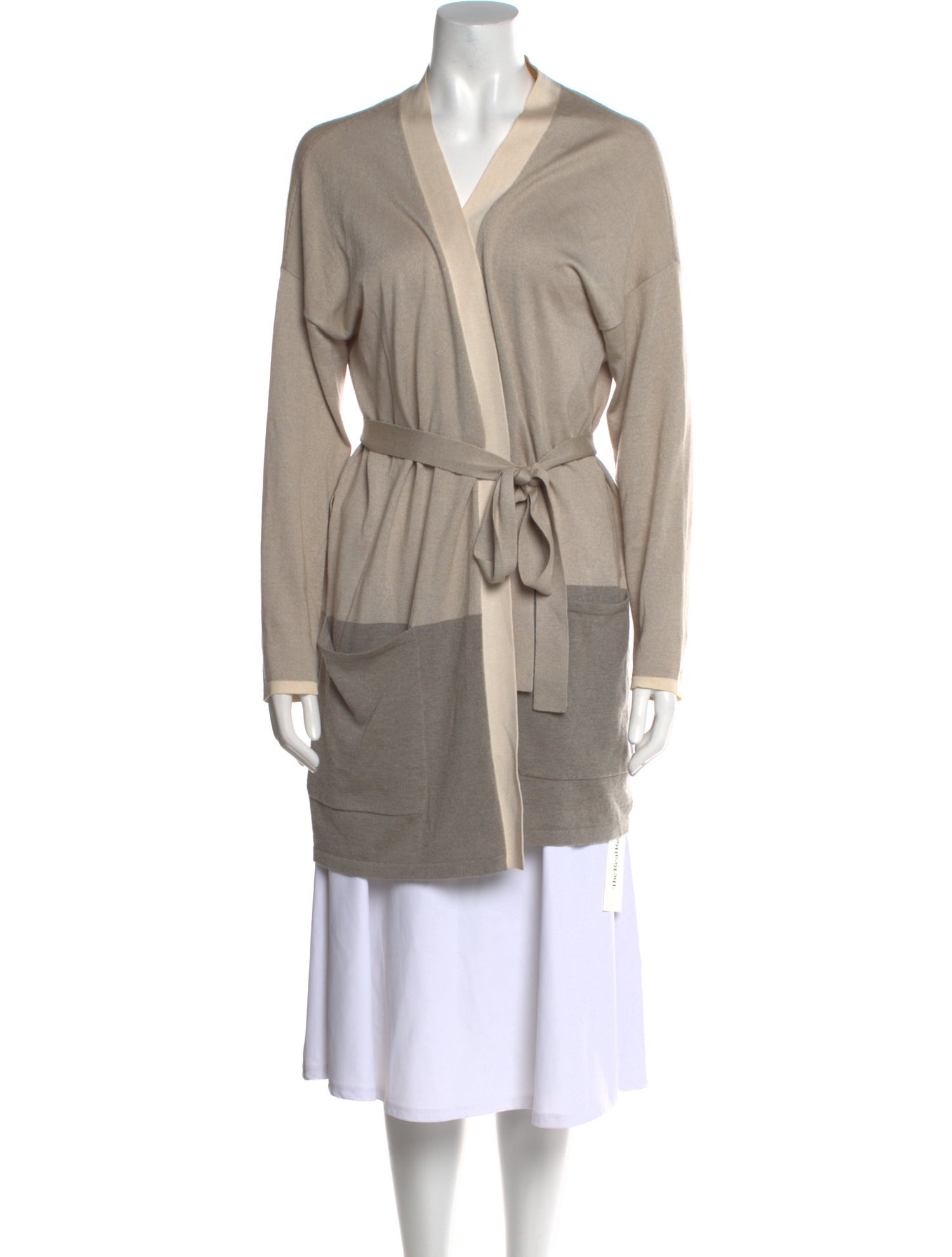 Max Mara Silk V-Neck Sweater