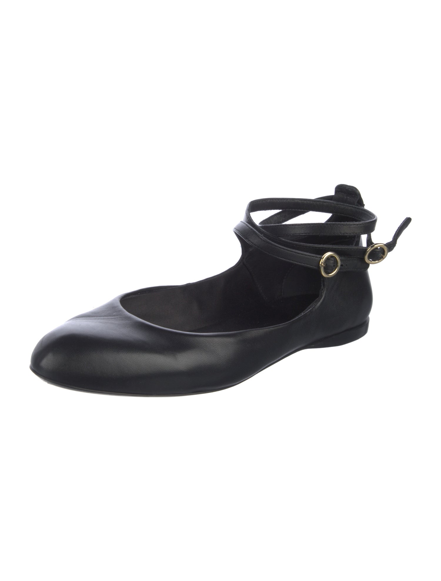 Max Mara Leather Ballet Flats