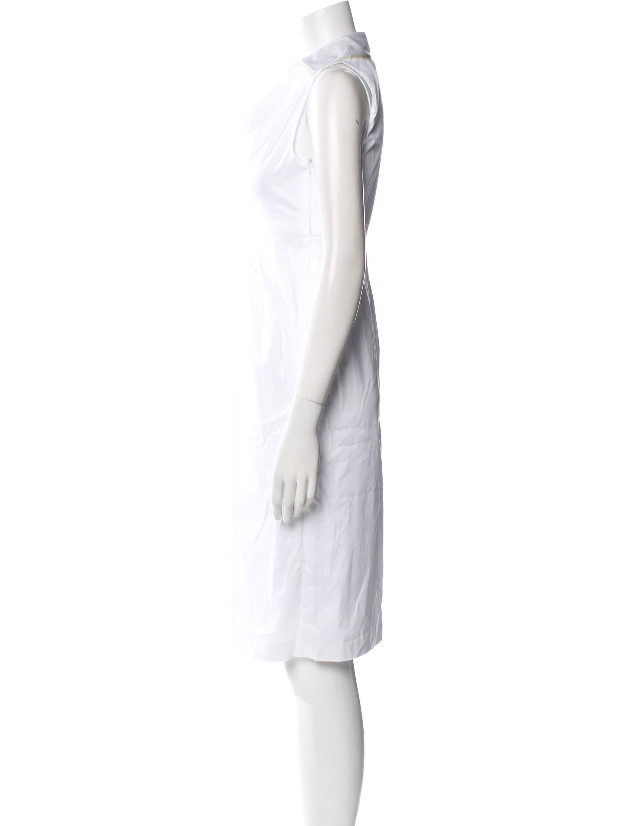 Max Mara Scoop Neck Midi Length Dress