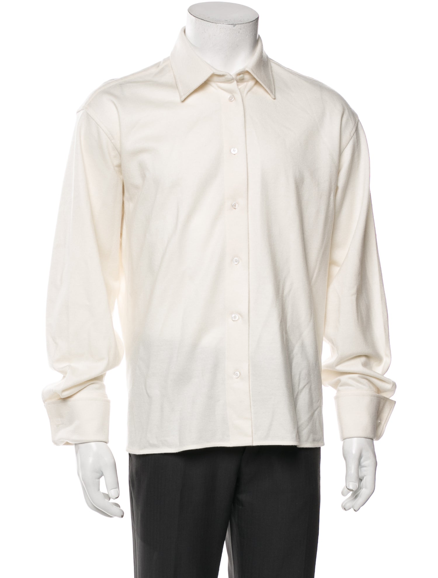 Max Mara Virgin Wool Long Sleeve Shirt