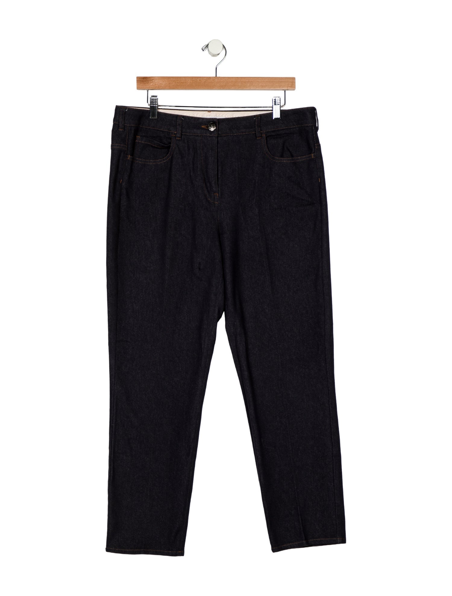 Max Mara High-Rise Straight Leg Jeans