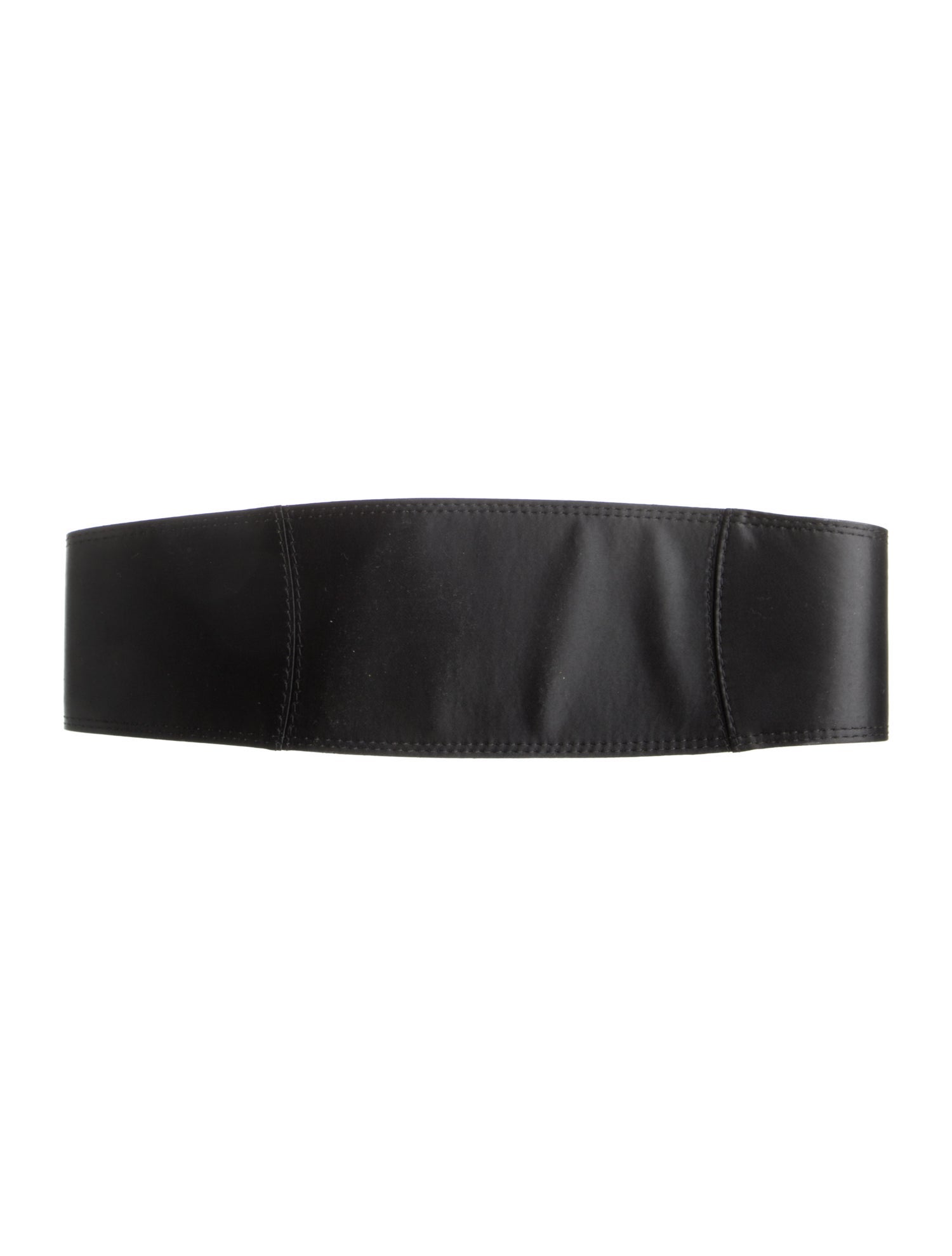 Max Mara Wide Satin Waist Belt