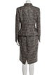 Max Mara Tweed Pattern Skirt Suit