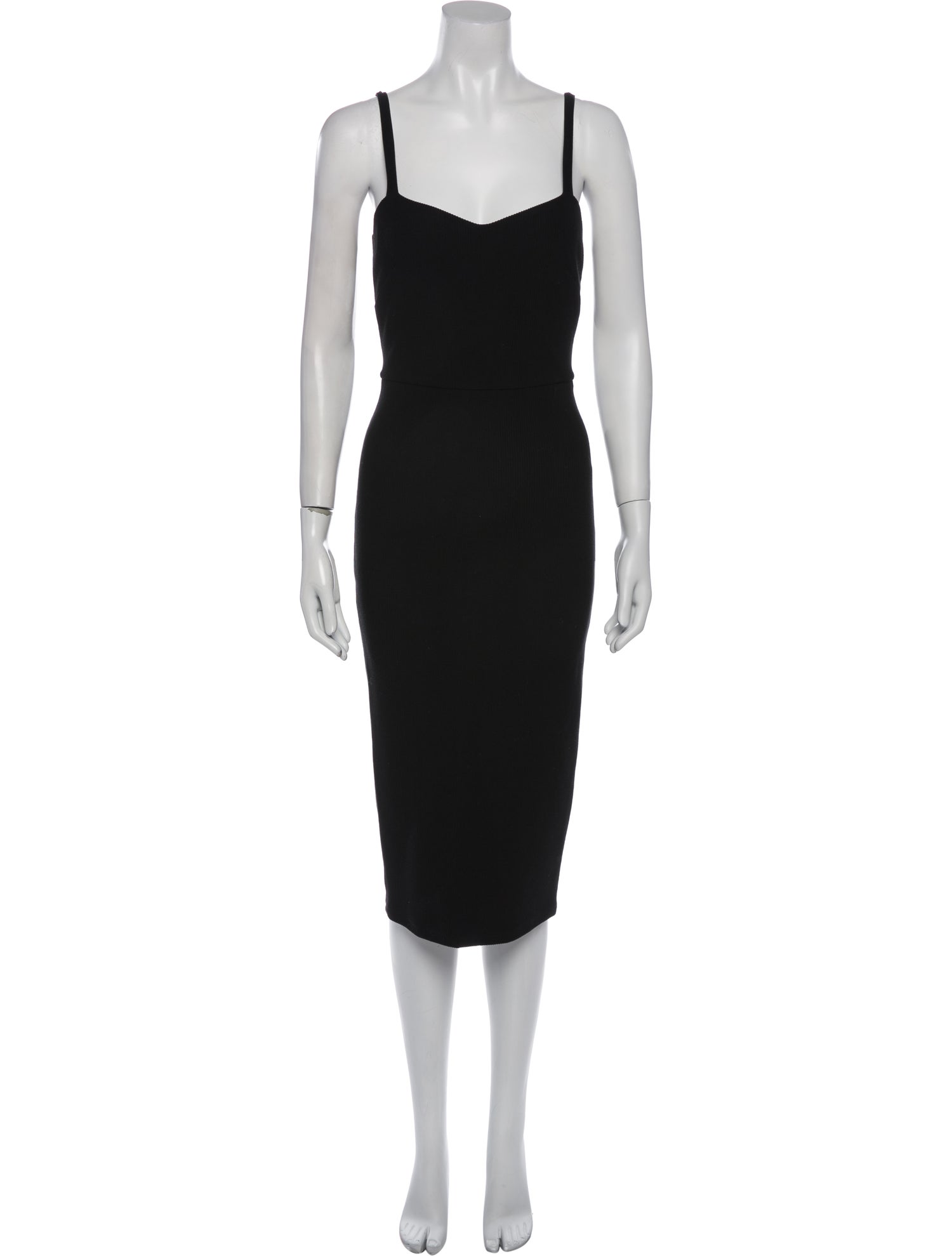 Max Mara V-Neck Midi Length Dress