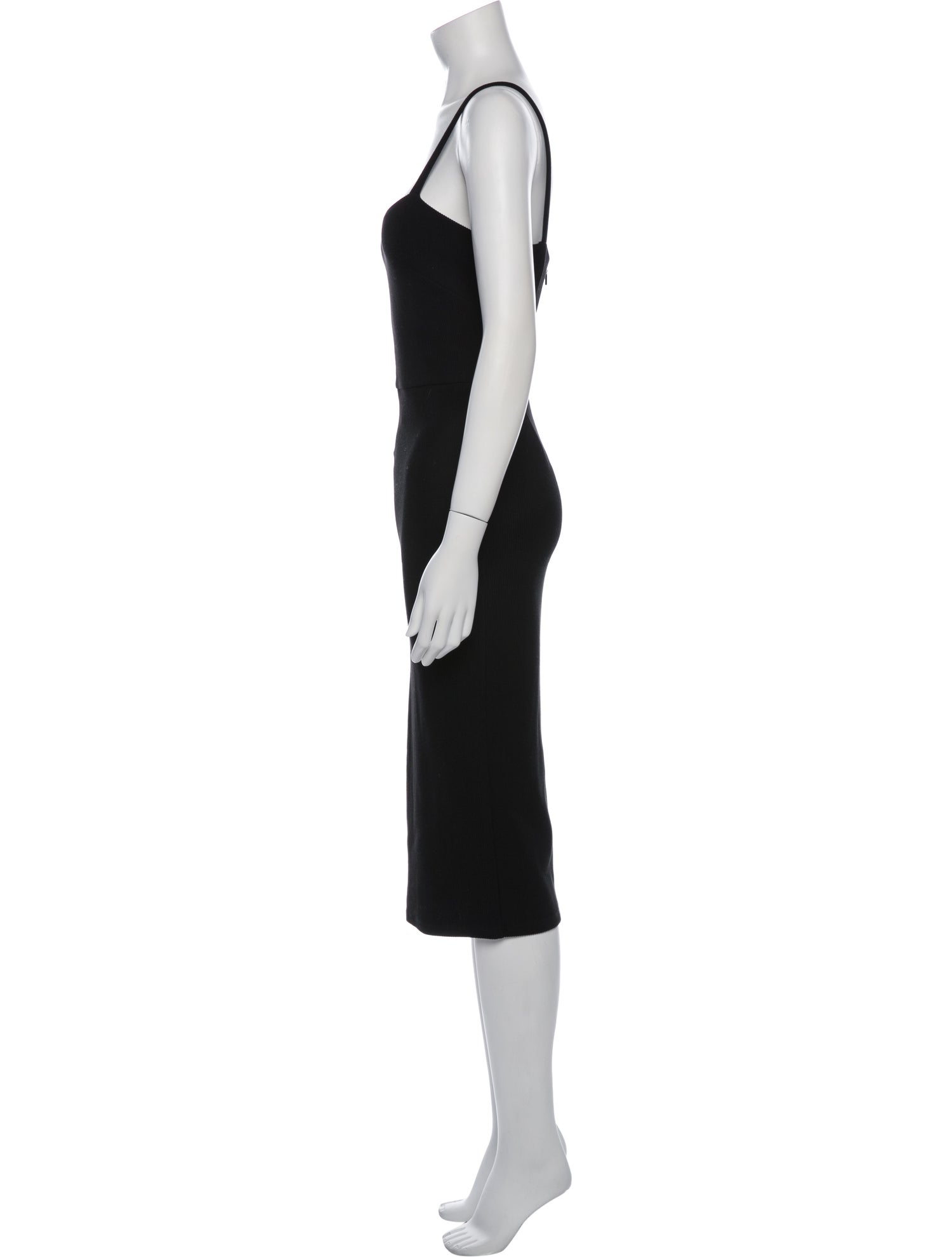Max Mara V-Neck Midi Length Dress