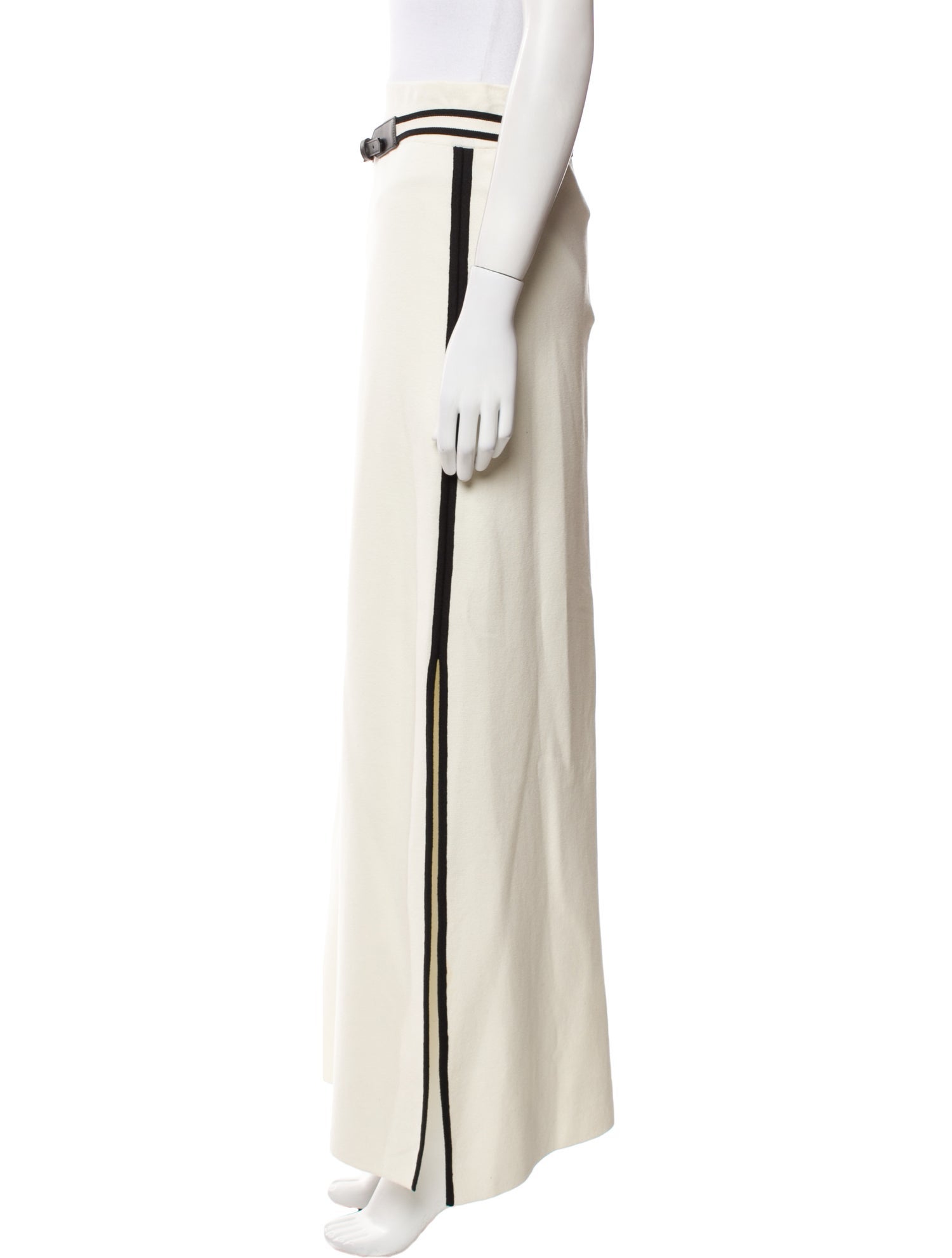 Max Mara Cutout Accent Long Skirt