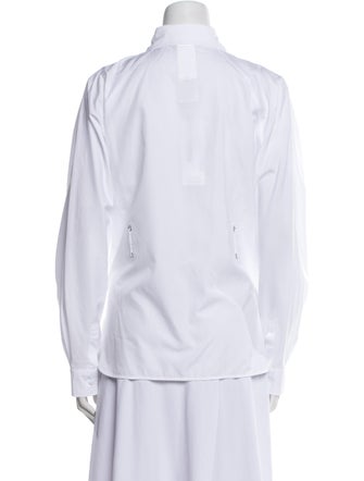Max Mara Long Sleeve Button-Up Top