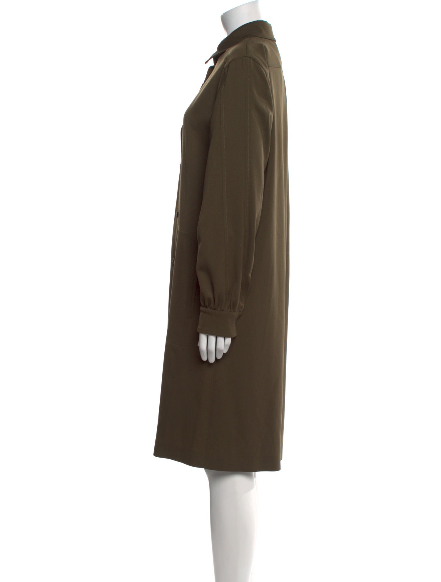 Max Mara Virgin Wool Knee-Length Dress