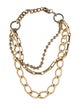 Max Mara Multistrand Chain Link Necklace