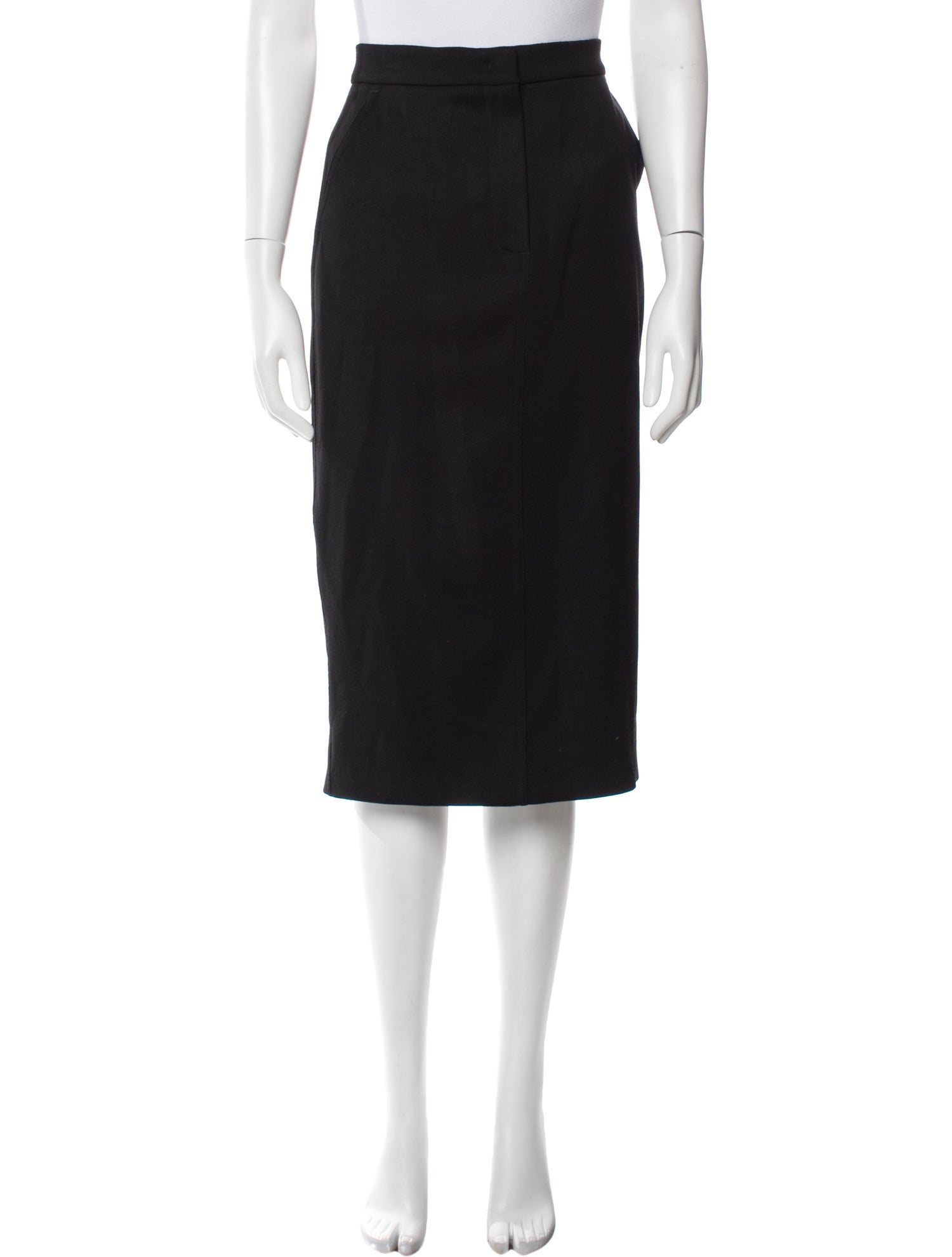 Max Mara Virgin Wool Midi Length Skirt