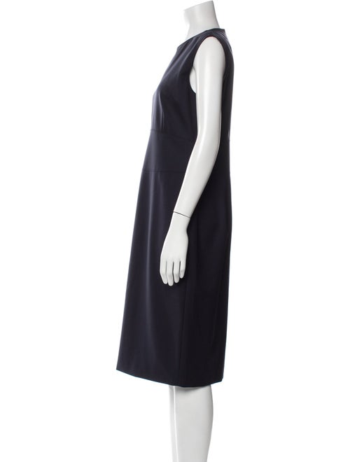 Max Mara Virgin Wool Midi Length Dress