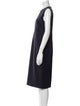 Max Mara Virgin Wool Midi Length Dress