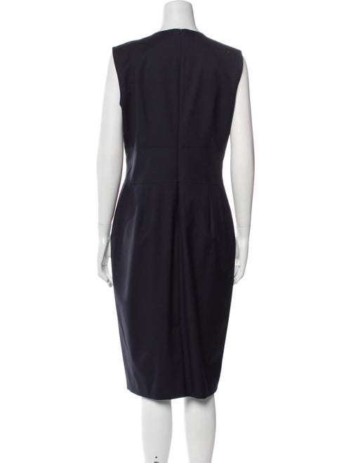 Max Mara Virgin Wool Midi Length Dress