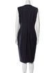 Max Mara Virgin Wool Midi Length Dress