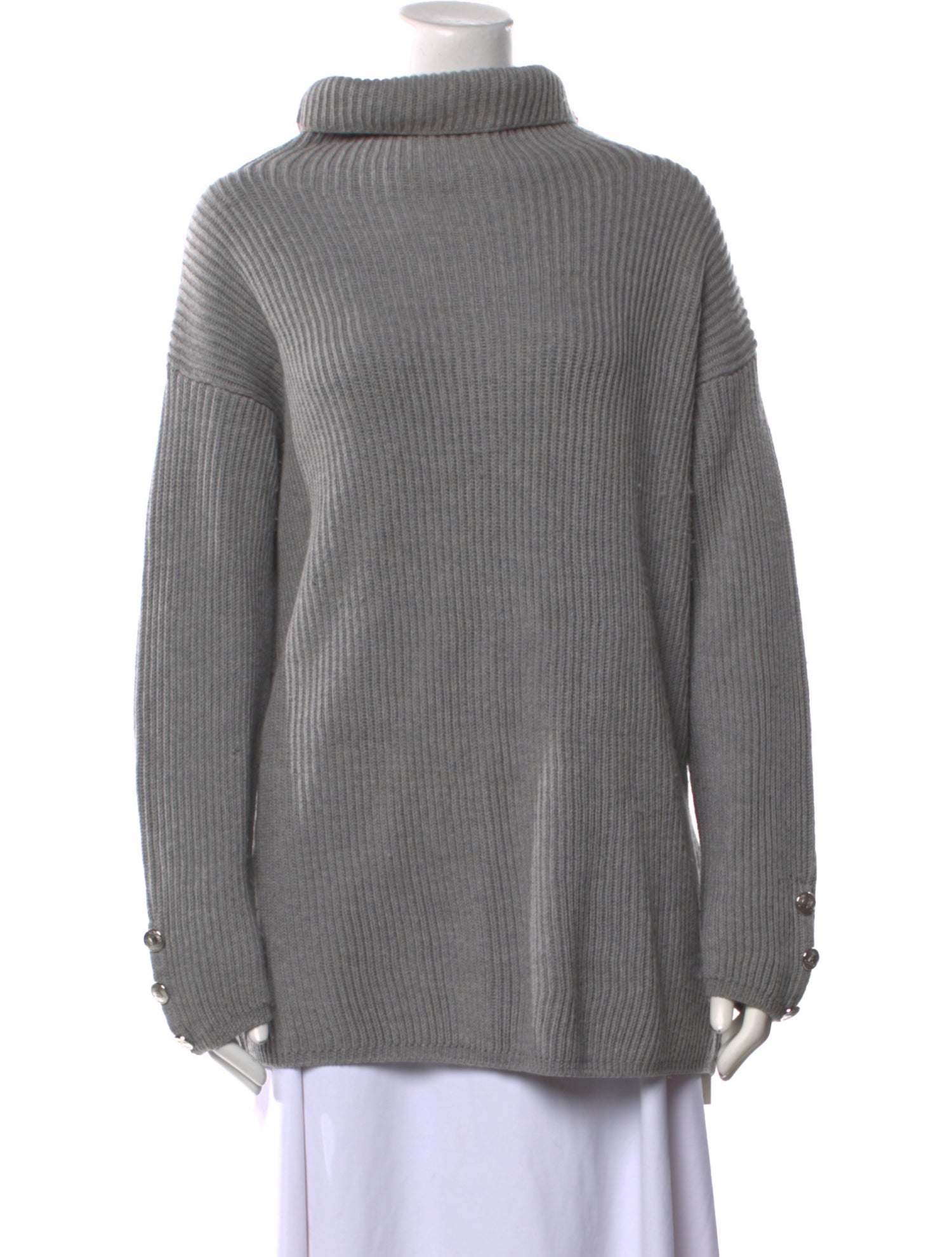 Max Mara Virgin Wool Cowl Neck Sweater