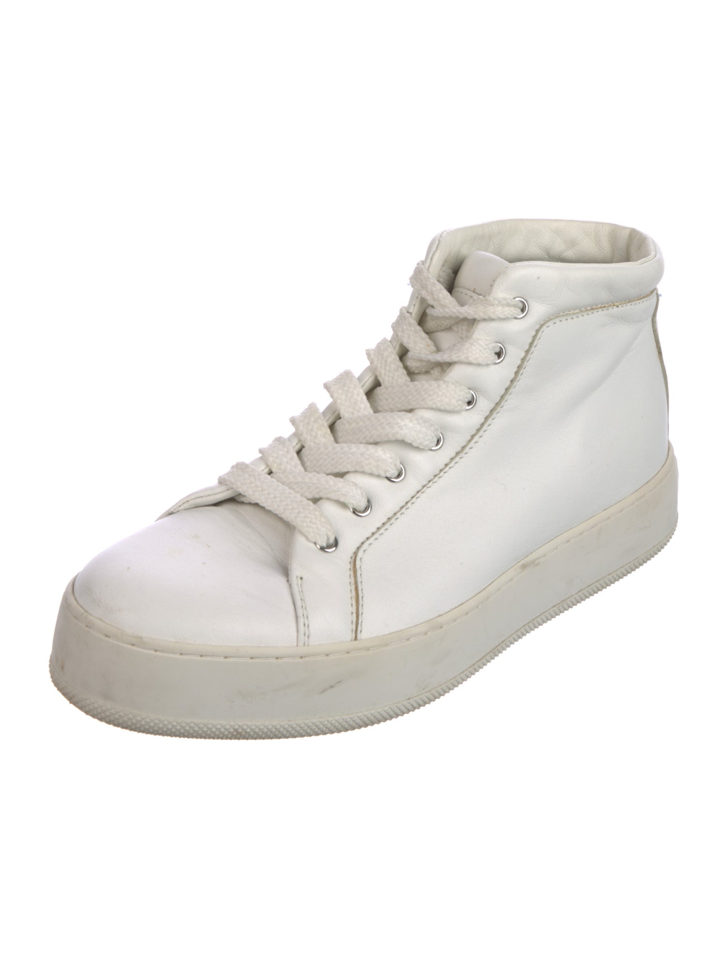 Max Mara Leather Sneakers