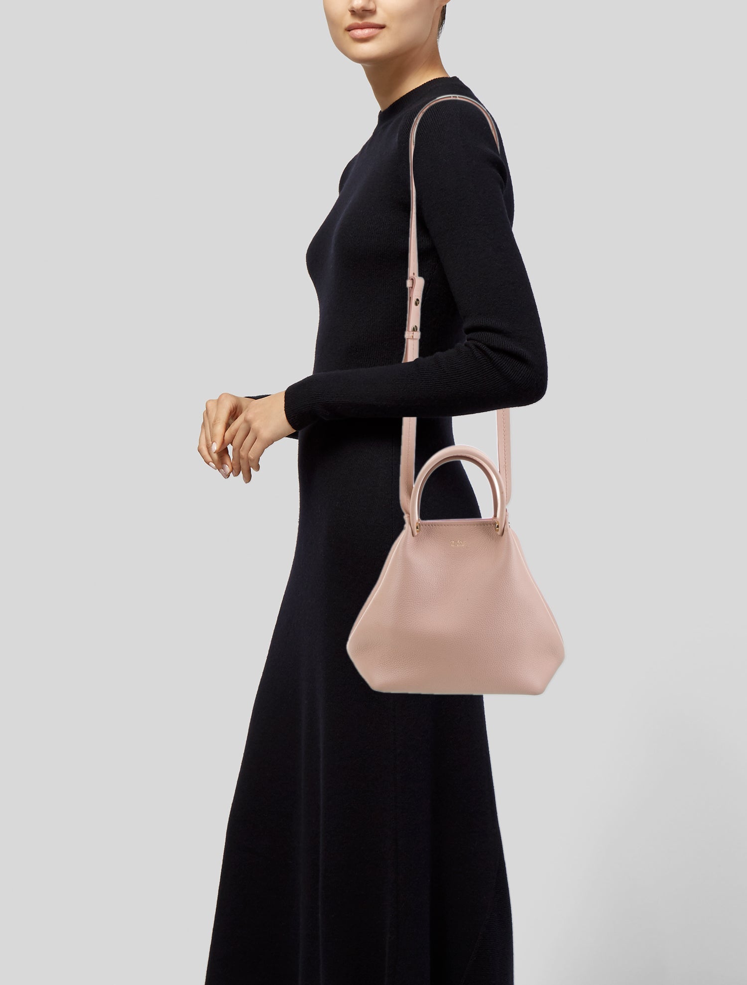 Max Mara Leather Top Handle Bag