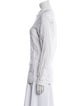 Max Mara Linen Long Sleeve Button-Up Top