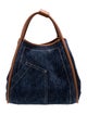 Max Mara Denim Top Handle Bag