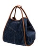 Max Mara Denim Top Handle Bag