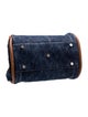 Max Mara Denim Top Handle Bag